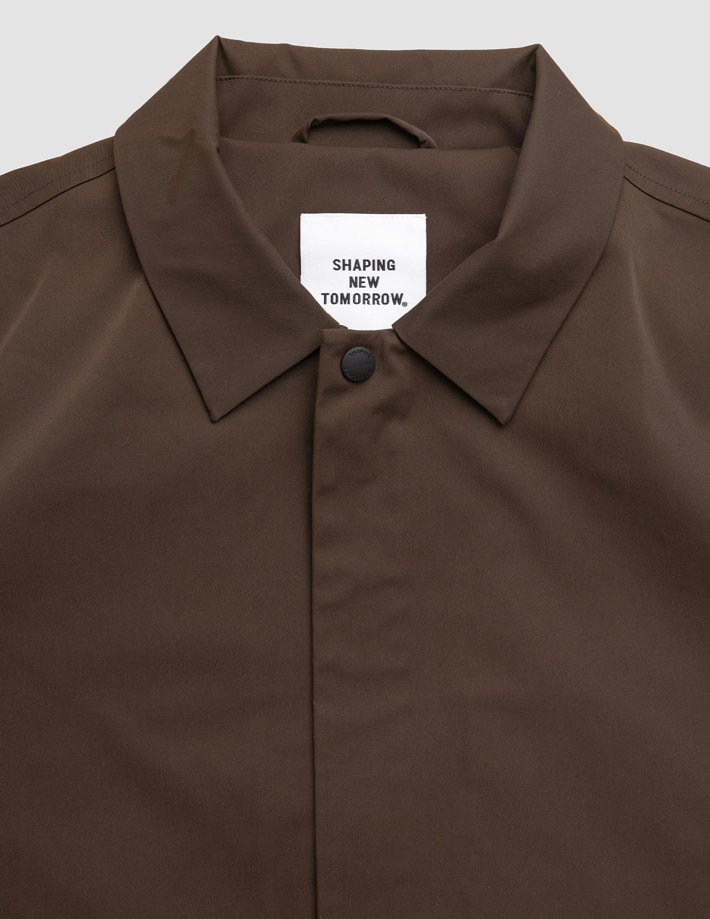 Waterproof Trench Coat Dark Brown